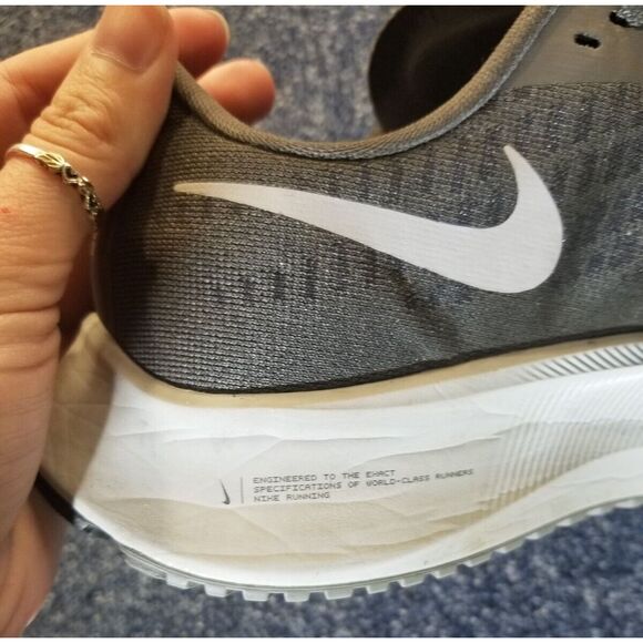 Nike Sneakers Women's 10 Gray Air Zoom Pegasus 37 Running Shoes Trainers Gym - Picture 7 of 8